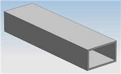 2X 2X .250 Wall Steel Square Tube 72 Piece
